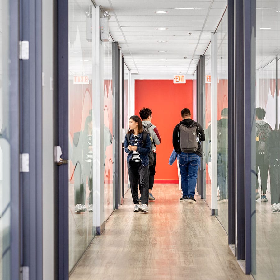Micro-credential students at Canadian College